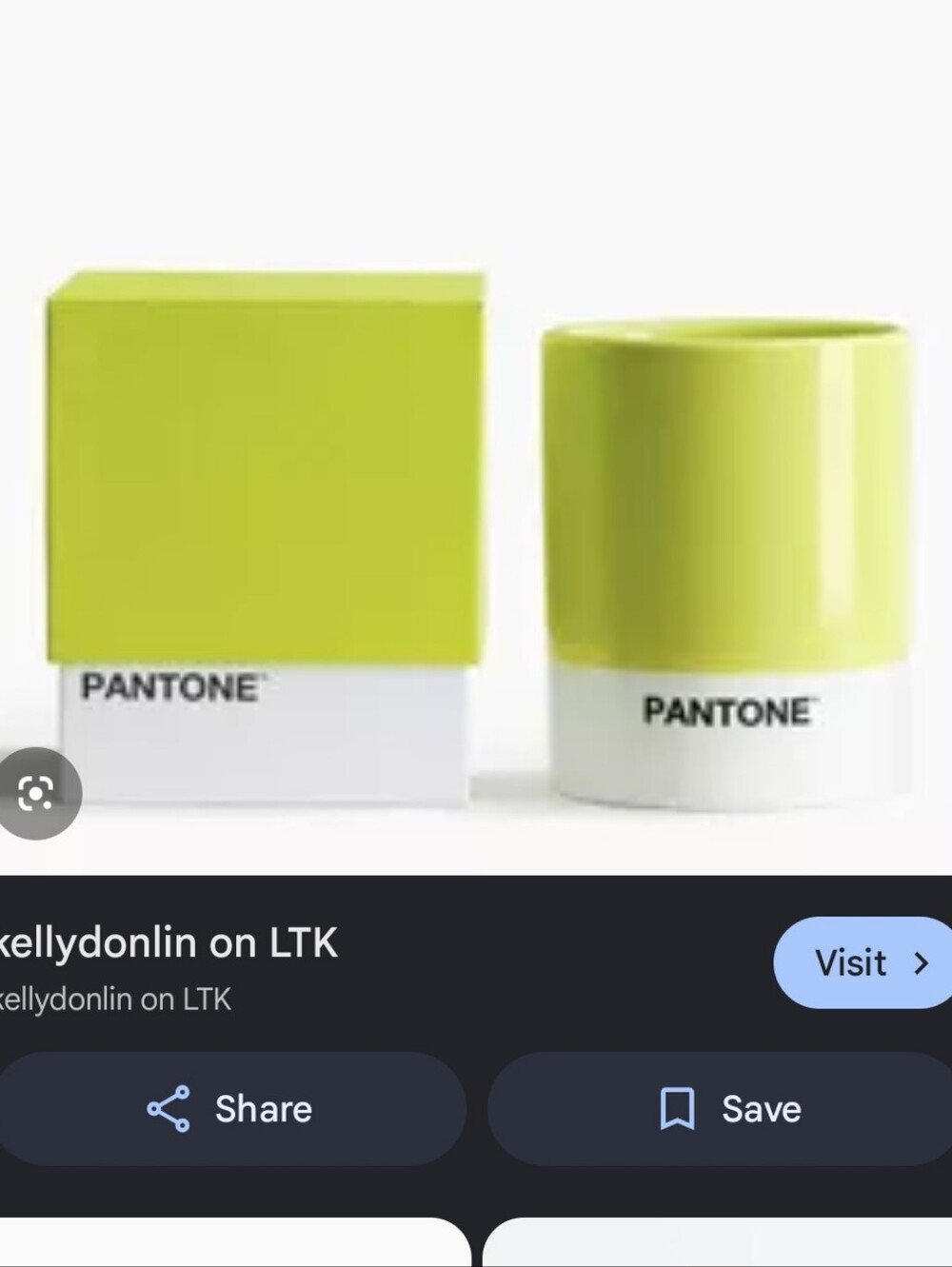 ✨ EMPTY ✨ Pantone Candle jar, Green ✨